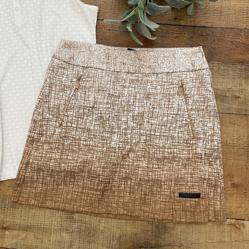 JAMIE SADOK Beautiful Gradient Abstract Golf SKORT - Picture 2 of 11